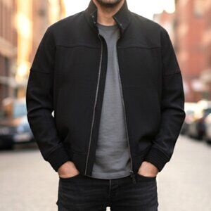 EMPORIO ARMANI Mens Limited Edition Black Blouson Jacket, Size 52